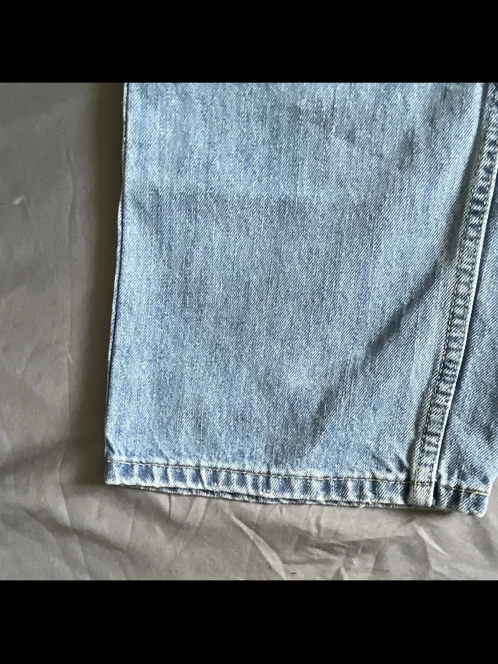 Levi's 505 Mens Light Wash Blue Cotton Denim Jeans
